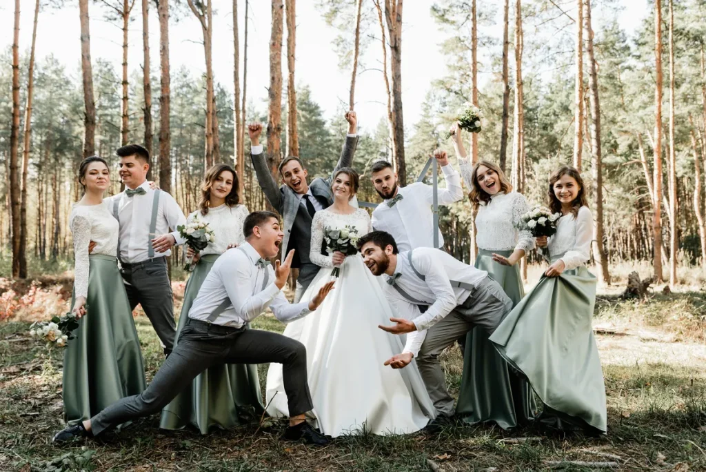 A fun and funky picture from a great wedding photographer.